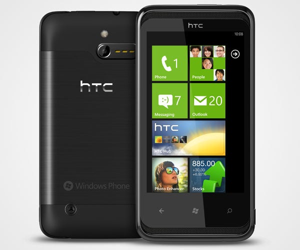 HTC 7 Pro - Front and Back